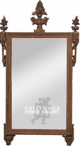 33X17 MIRROR/EMPIRE ORN.GOLD FRM