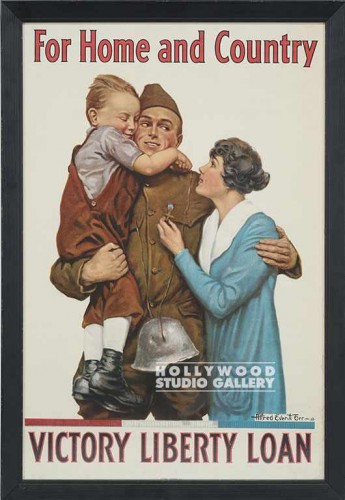 33X22 WW I FOR HOME/ COUNTRY-FAMILY