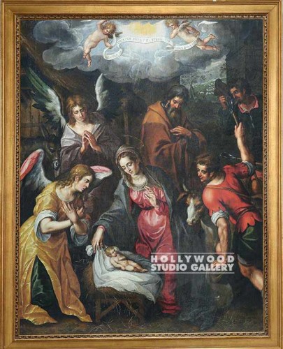62X50 TRAD.RELIGIOUS-NATIVITY/GOLD