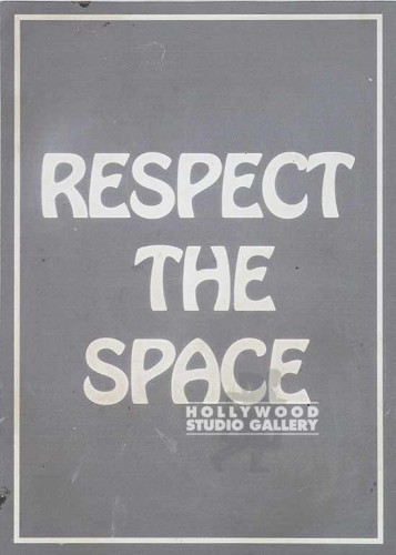 14X10 SIGN RESPECT SPACE UNFRAMED