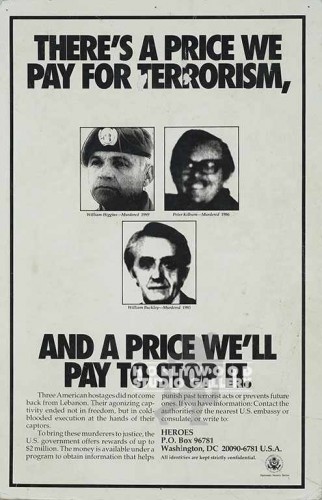 17X11 PRICE WE PAY TERRORISM NO FRM