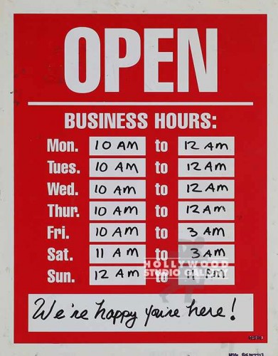 19x15 Open Closed 2 Sided Sign