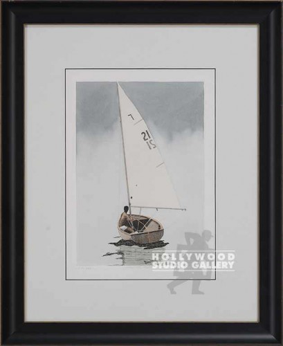 21x17 S/N Sailboat Watercolor