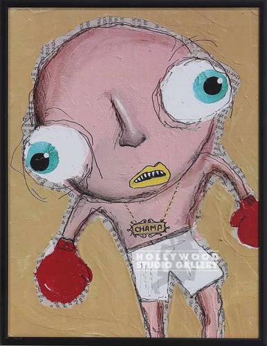 11x9 Reza Kassai Champ Blck Frm