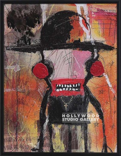 11x9 Reza Kassai Red Eyes Black Frm