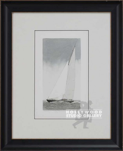 18x14 S/N Sailboat Watercolor