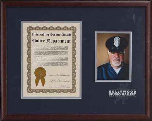 18x22 Police Award w Picture JOE K.