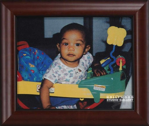 10x12 Color Ethnic Baby On Walker