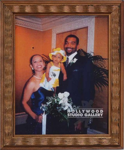 12x10 Color Afri-Amer Couple w Baby