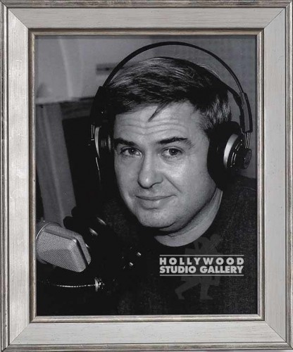 12x10 B W Johnny J. w Headphones