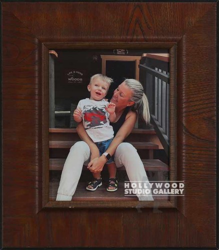 16x14 Wright Mom Child Stairs Brwn