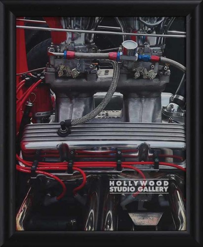 11x9 HBW CAR ENGINE CLOSEUP DBL