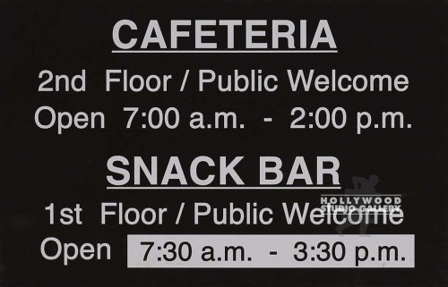 9X14 CAFERTERIA SNACK BAR SIGN
