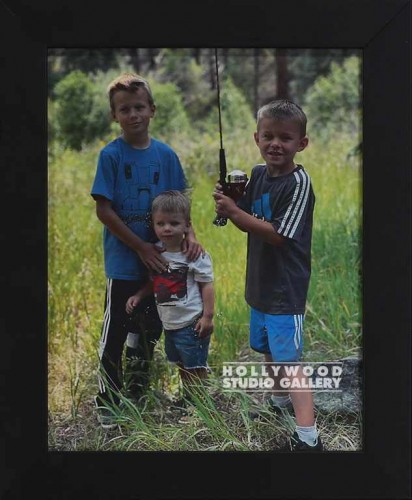 12x10 Wright Boys Fishing Blck Frm