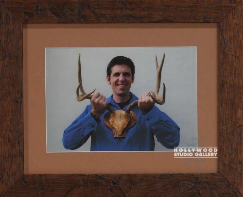 11x13 Roger Horns Mat Brown Frame