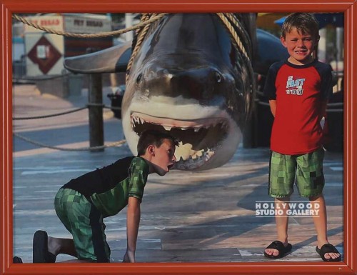 8x10 Wright Boys Shark Orange Frm