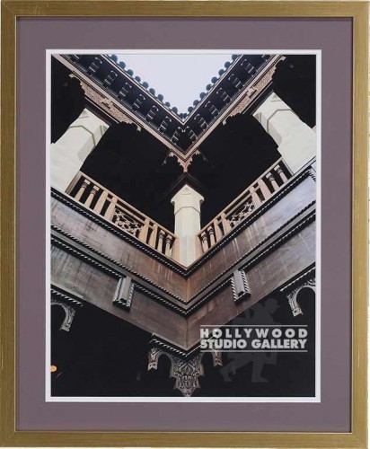 21x17Gonz Arabic Courtyard Gold Frm