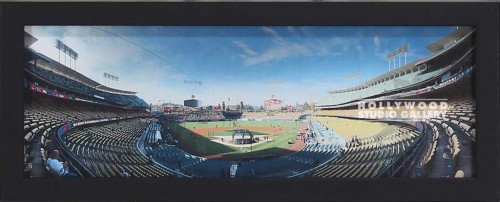 5x11 Baseball Stadium Black Frame