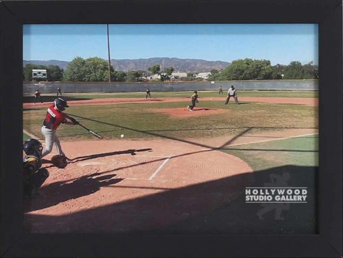 6x8 Baseball Color Photo Blck Frm