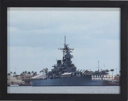 9x12 BATTLESHIP DOCKED BLCK FRM