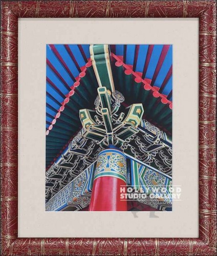 20x14 Gonz Asian Column Detail Red