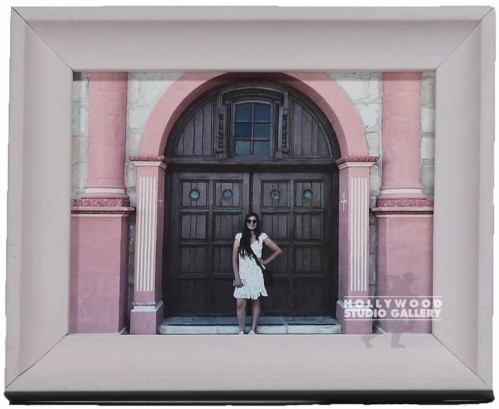 6x8Tabletop/Girl/Pink/Doorway/White
