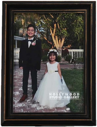 9x7 Tabletop Kids Wedding Blck Frm