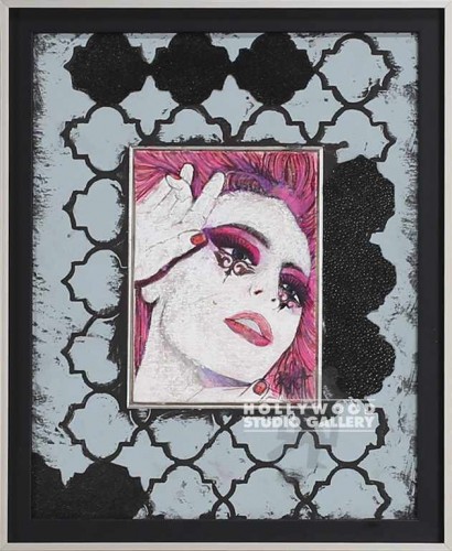 16x13 R. KRAFFT WOMAN RED SLVR