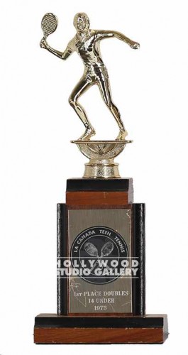 11` WOOD TENNIS TROPHY