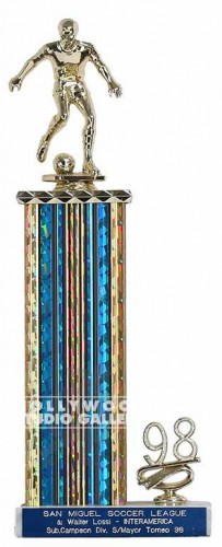 13` MAN SOCCER TROPHY