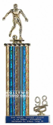 13` MAN SOCCER TROPHY