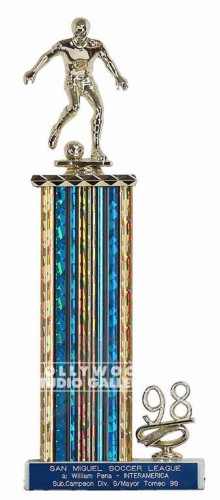 13` MAN SOCCER TROPHY