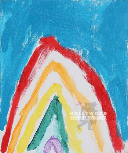 10x8 Rainbow Unframed Canvas