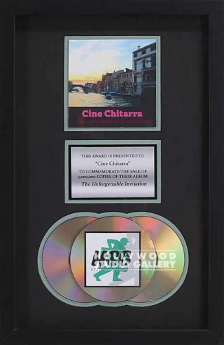 19X12`CINE CHITARRA CD BLACK FRM