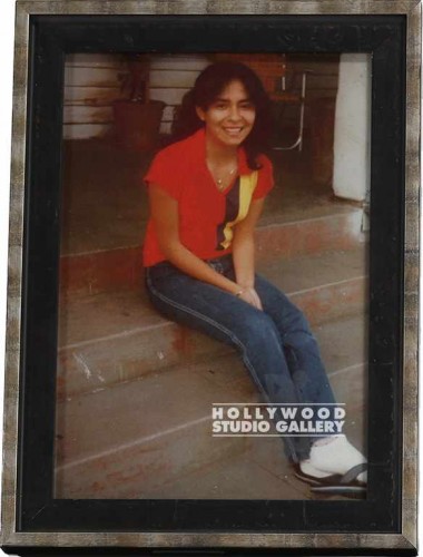 12x9 TABLETOP Girl Porch Blck Frm
