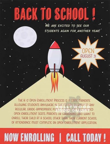 24X18 Back To School Pstr Unfrd