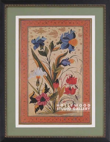 17x13 Hindu Floral Beaded Frme