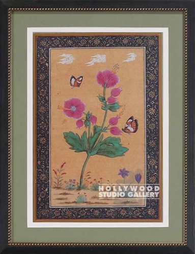 17x13 Hindu Floral Beaded Frme
