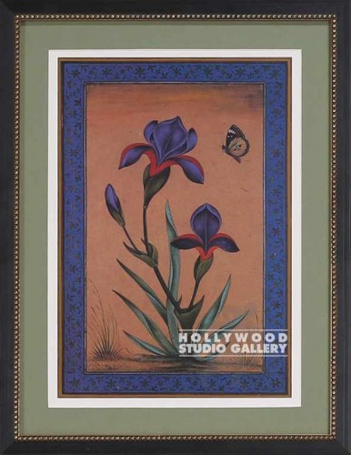 17x13 Hindu Floral Beaded Frme