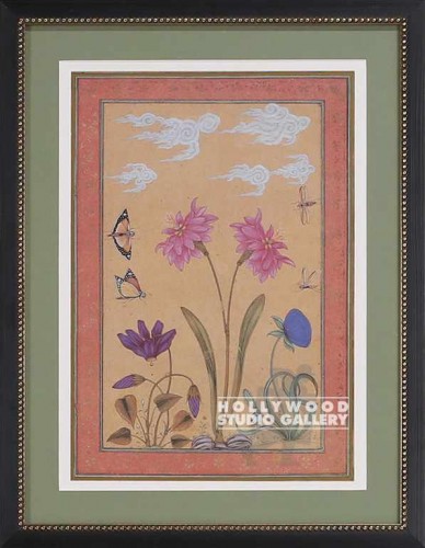 17x13 Hindu Floral Beaded Frme