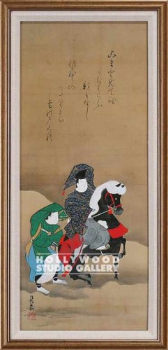 24x11 Japanese Panel Gld Frm ( D )
