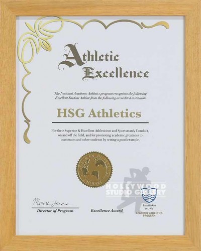12x10 Athletic Excellence Award
