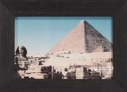 5X7 DESKTOP PYRAMID BLK FRM