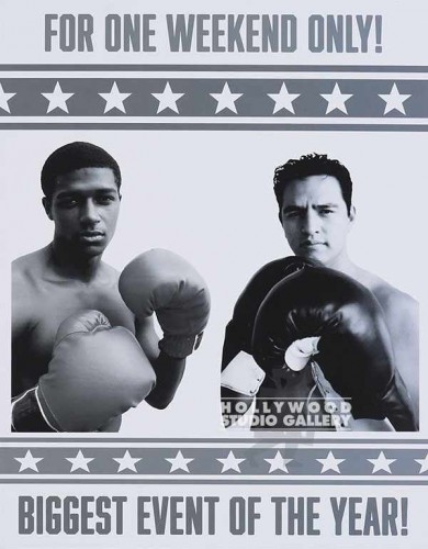 14X11` BOXING BLK WHT POSTER