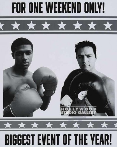 21X17`BOXING BLK WHT POSTER.
