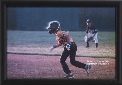 8X12 KID BASEBALL PHOTO BLK FRM