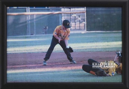 8X12 KID BASEBALL PHOTO BLK FRM