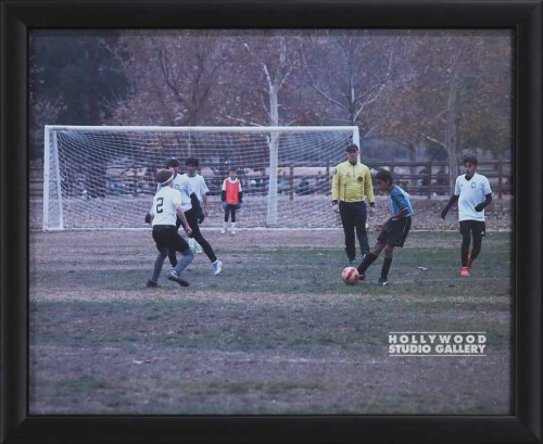 9X11 KIDS SOCCER GAME BLK FRM