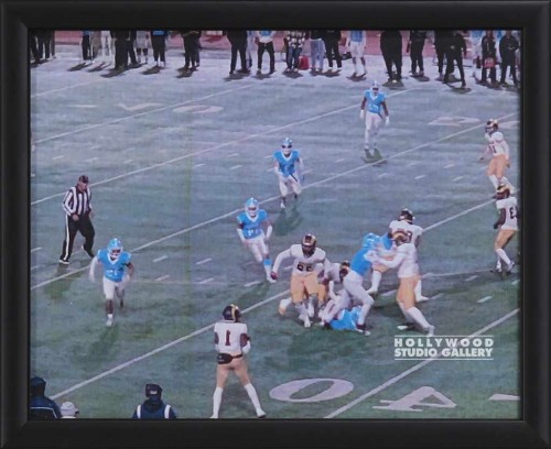 9X11 FOOTBALL GAME BLK FRM