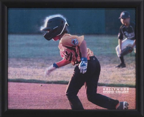 9X11 KID BASEBALL PHOTO BLK FRM